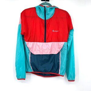 Cotopaxi Jacket Mens Large/Womens XS  Hood Teca Windbreaker Packable Travel